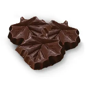 Chocolate leaves